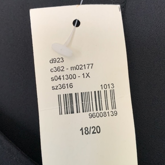 Lane Bryant sheer blouse with sequins on side - Picture 5 of 9